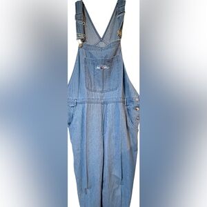 VTG Blair Denim overalls bibs women’s Large